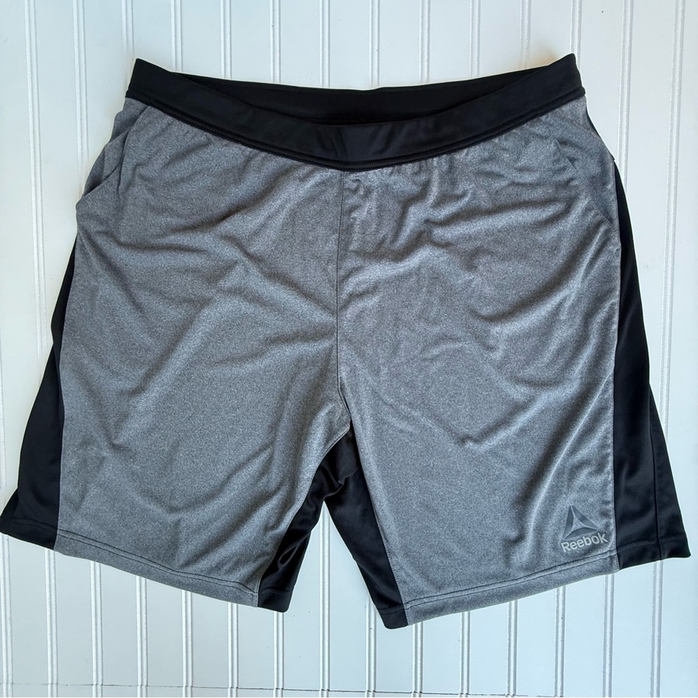 Reebok Athletic Shorts for Men in Gray and Black